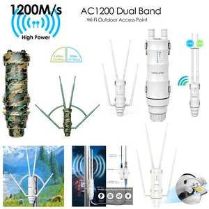 4G LTE Outdoor WiFi Router, Dual Band AC1200, IP67, PoE, 4x7dBi Antennas - Picture 1 of 37