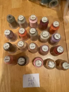 Brother lot 20 spools-40 Weight Polyester Embroidery Machine Thread 550Y(500M) - Picture 1 of 1