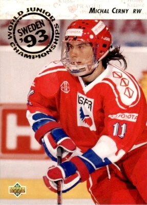 1992-93 Upper Deck Michal Cerny Rookie . Czechoslovakia #603 - Image 1 of 2