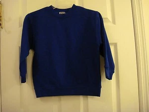 Kinder Unisex Kid n' Me Sportswear Royal Blau Sweatshirt Gr. XS (4-6) NEU - Bild 1 von 8