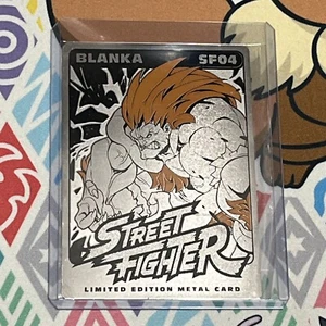 UDON Street Fighter Blanka Limited Edition Metal Card SF04 - Picture 1 of 3