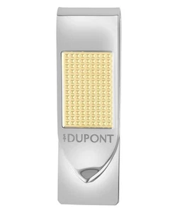Fermasoldi Elegante S.T.Dupont 003123 Uomo Acciaio Argento - Picture 1 of 3