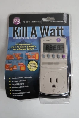 P3 International Kill-A-Watt Electricity Usage Monitor Model P4400 - NEW - Image 1 of 2