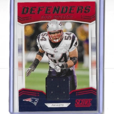 Tedy Bruschi 2019 Score Defenders Mem #D-7 New England Patriots (BH) - Image 1 of 2