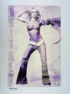 Poster Vintage Britney Spears 2002 Halo Concert Tour HBO - Foto 1 di 13