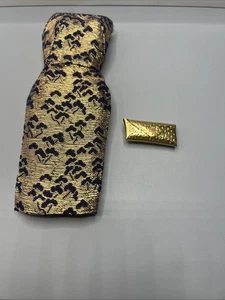 Vintage Barbie Puppe Gold & Blau Lahm Marine Etui Pak Kleid 1963 Handtasche - Bild 1 von 13