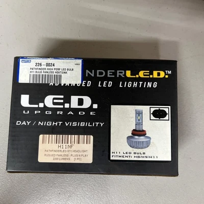 Pathfinder High Perf LED Bulb H11 Bulb Fanless Heating (H11NF) - Image 1 of 2