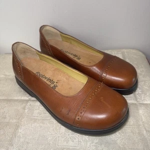 Zapatos de cuero sin cordones Footprints Birkenstock marrón Cambria para mujer 41 265 (US 11) - Imagen 1 de 14