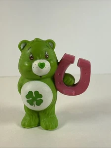 Vintage 1983 Kenner Care Bears Good Luck Bear With Pink Horseshoe ~ Mini Figur - Bild 1 von 8