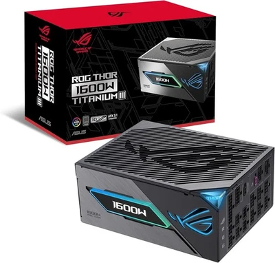 ASUS ROG Thor 1600W PSU | ATX 3.1 80+ Titanium III Full Modular PCIe 5.0 - Image 1 of 4