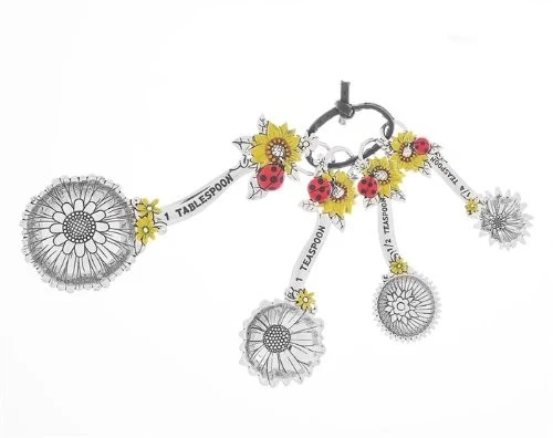 GANZ 4-piece Measuring Spoon Set With Color Ladybugs ER32897