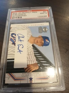 2002 Upper Deck Future Gems Autographed Clint Everts Signed Card #97 ( PSA 9 ) - Picture 1 of 1