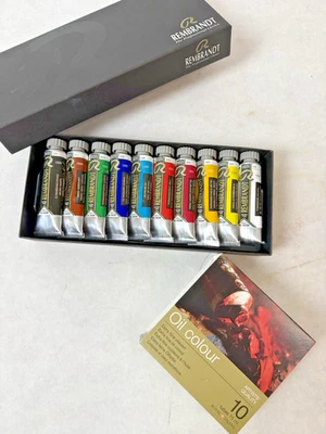 Rembrandt Royal Talens Extra Fine Oil Color Set of 10--NEW and unused - Image 1 of 4