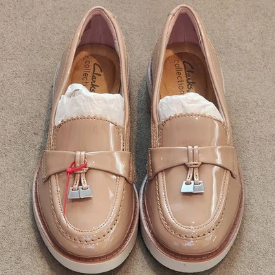 Clarks Colección Zapatos Mocasines Westlynn Bella Para Mujer Talla 6M Borla Nuevas Etiquetas Foto 1 de 4