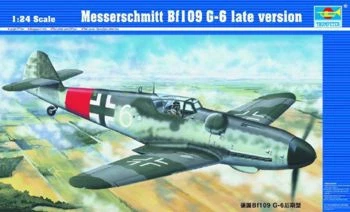 Trumpeter 02408 MESSERSCHMITT BF-109 G-6 LATE 1:24 Kit di modellismo - Immagine 1 di 4