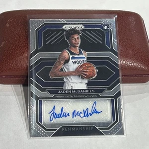 2020-21 Panini Prizm Jaden Mcdaniels Rookie Penmanship Auto RP-JMD Timberwolves - Picture 1 of 12