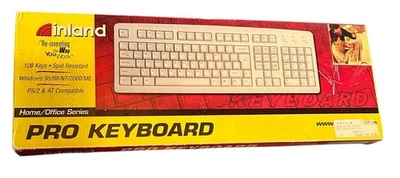 INLAND PRO KEYBOARD 2000 STOCK NO. 700005 NEW OPEN BOX VINTAGE WHITE - Image 1 of 4