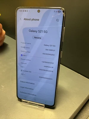 Samsung Galaxy S21 5G Unlocked – Cracked Screen, 128GB - Image 1 of 4