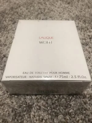 Lalique White Pour HOMME 75 ml 2,5 fl. oz. EDT Spray Nuevo Precintado Foto 1 de 3