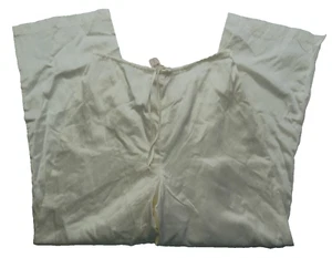 NWT Victoria's Secret SILK Satin Pajama Lounge Pant VTG Y2K 2000 Lace Drawstring - Picture 1 of 12