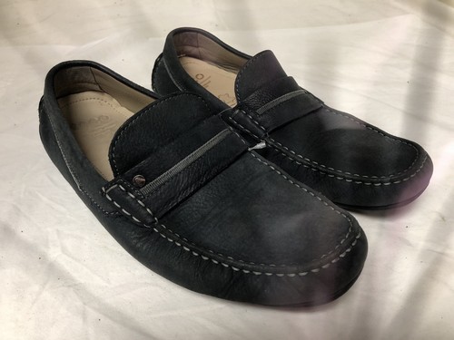 SCARPE SLIP ON DA UOMO ECCO MARRONE SCURO TAGLIA 10 5