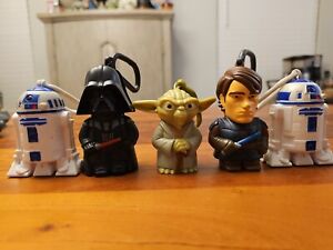 McDonald's 2010 Star Wars Keychain Treasure Keepers Happy Meal Toys Lot of 5 