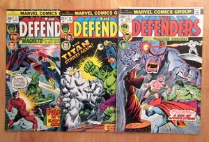 Lot of *3* DEFENDERS: #11 *Key!*, 15 (VF), 12 (VF-) *Bright, Colorful & Glossy!* - Picture 1 of 11
