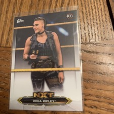 2020 Topps WWE NXT Rhea Ripley Rookie Card RC NXT-37   NEW WOMEN’S CHAMP