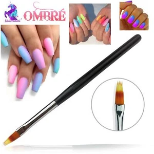 OMBRE Effect Nail Art Brush Design Gel Polish Professional Nylon UK Seller/Stock - Picture 1 of 5