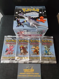 Pokemon Booster Box E-Series Aquapolis EMPTY 4 booster pack ITA No Crystal Lugia - Picture 1 of 10