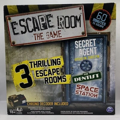 Escape Room The Game 3 Thrilling Rooms Secret Agent Dentist and Space Station - Image 1 of 4