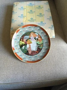 BRADFORD EXCHANGE COLLECTOR PLATE:A TISKET A TASKET BY RENEE FAURE PLATE#3296 B - Picture 1 of 6