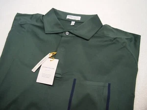 Peter Millar Performance Fabric Forge Jersey Polo Golf Shirt NWT XL $98 Balsam - Picture 1 of 12