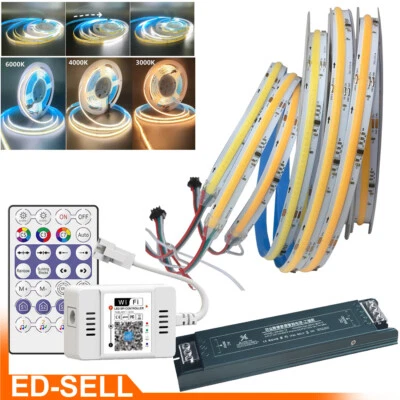 COB Running Water Flowing LED Strip Light WS2811 DC24V Horse Race Sequential Kit - Image 1 of 4