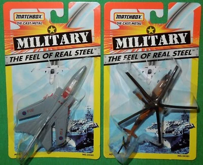 1996 Matchbox Sky Busters Russian Hind-D Helicopter & RAF Tornado Attack Jet MOC - Image 1 of 4