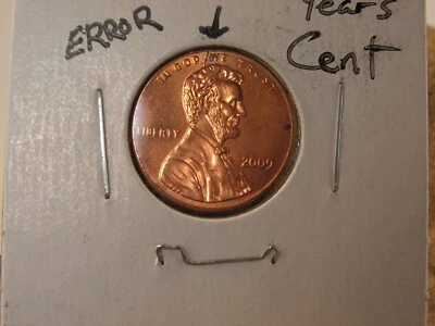 2009 Lincoln Formative Years Cent Large Massive Die Crack - Image 1 of 3