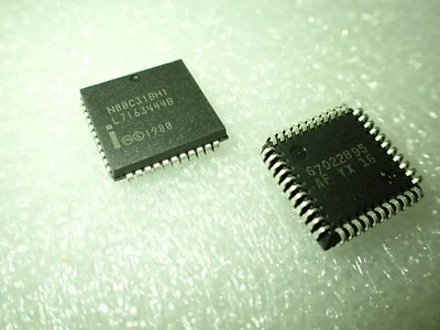 N80C31BH1 (2 CHIPS PER SALE) ORIGINAL INTEL 8 Bit MICROCONTROLLER NEW PARTS - Image 1 of 3