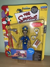 The simpsons WOS wos playmates action figure carded officer lou
