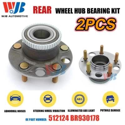 Pair Rear Wheel Hub Bearing Assembly for 1995-1997 Honda Odyssey / Isuzu Oasis - Image 1 of 4
