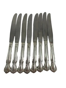 Rogers & Bros International Silverplate Elegant Lady Daybreak 1952 Lot 8 Knives - Picture 1 of 6