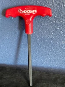 1/4"- Excraft - T-Handle - Hex Allen Wrench - Picture 1 of 4