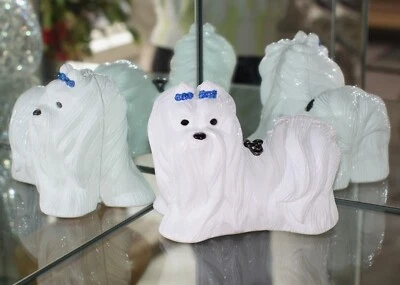 TIMMY WOODS MALTÉS SWAROVSKI CRISTAL ARCO TALLADO PERRO BOLSO CLUTCH MINAUDIERE Foto 1 de 4