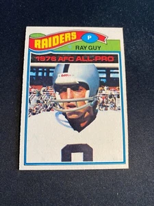 Topps Football #320 Ray Guy 1977!! ¡ENVÍO DE $1!! - Imagen 1 de 2