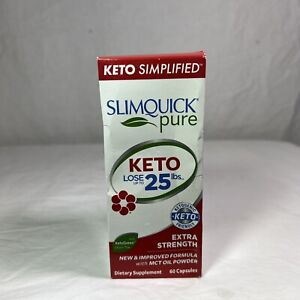 Slimquick Pure KETO Weight Loss women EXTRA STRENGTH 60 Tabs green tea 10/2024