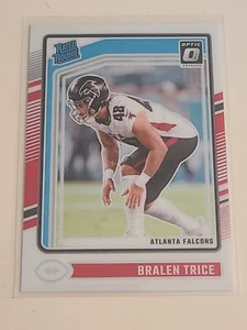2024 Panini Donruss Optic Bralen Trice #212 Base Rated Rookie RC Atlanta Falcons - Picture 1 of 1