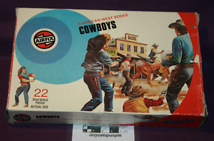 Airfix Cowboys American West Series w skali 1:32 modele figurki Target Box 51465-1.