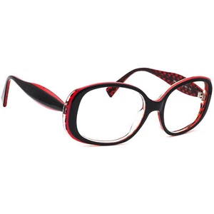 Jean Lafont Sonnenbrille nur Gestell Hellebore 188 schwarz auf Fleckrot Frankreich 51 mm - Bild 1 von 6