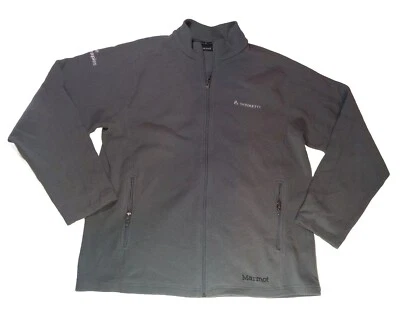 Marmot Men's Fleece Full Zip Jacket ~ Gray Branded Men’s XLarge - Image 1 of 4