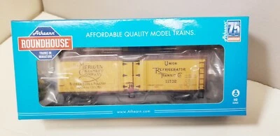 Roundhouse Athearn 06808 MERIDEN CREAMERY RAILROAD 40' Wood Reefer URTX 11702 HO - Image 1 of 4