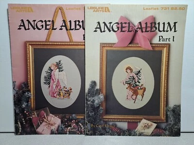 4 Vintage Cross Stitch - Variety of Angel designs incl. Christmas tree toppers! - Image 1 of 4